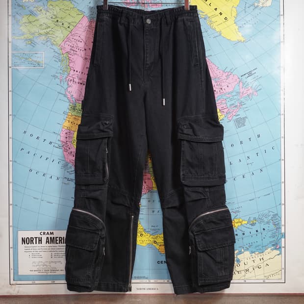 송지오 옴므 23SS 메타 데님 팬츠