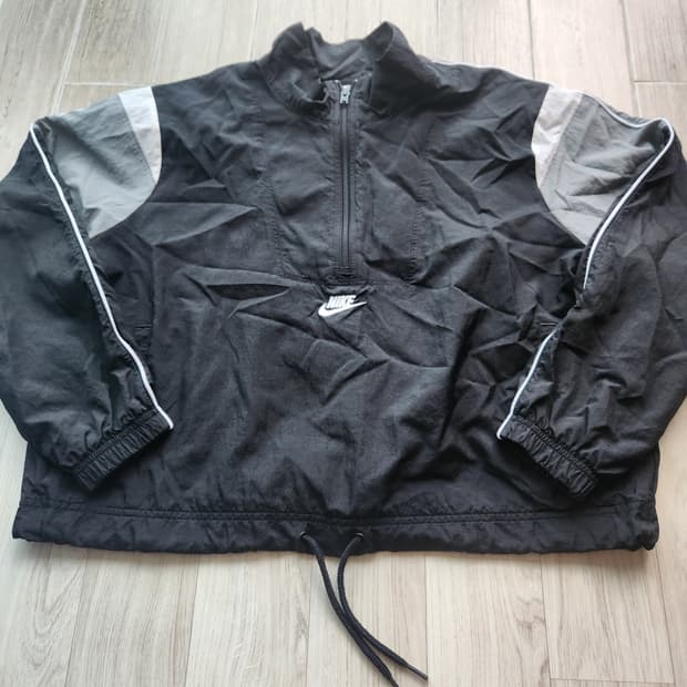 나이키 크롭 아노락 바람막이 M