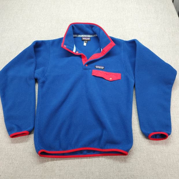 10s 파타고니아 신칠라 스냅-T 블루/레드