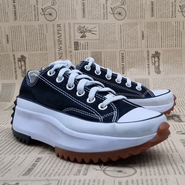 컨버스 런스타 하이크 블랙 로우운동화235