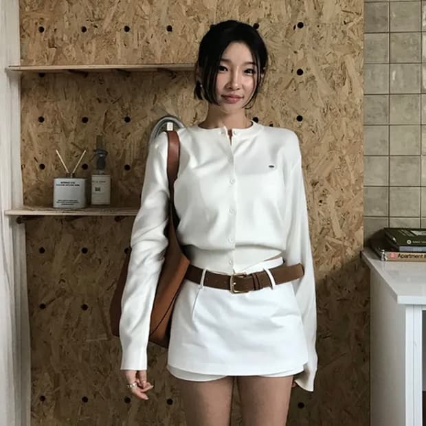 에이블리 에이블리 핀 스커트팬츠 치마바지 S 사이즈