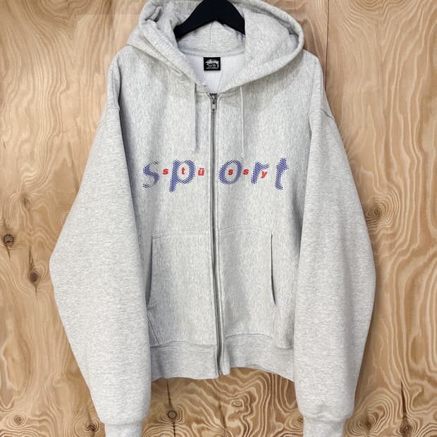 스투시 23AW 도트 스포츠 후드집업