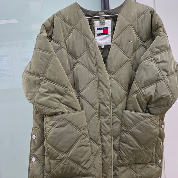 타미진스 퀼팅 자켓 카키색 XS