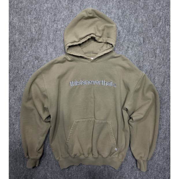 디스이즈네버댓 스펠로고 후드티 M
