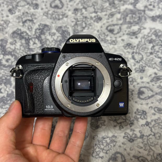 울림푸스 E-420 빈티지 디지털 카메라