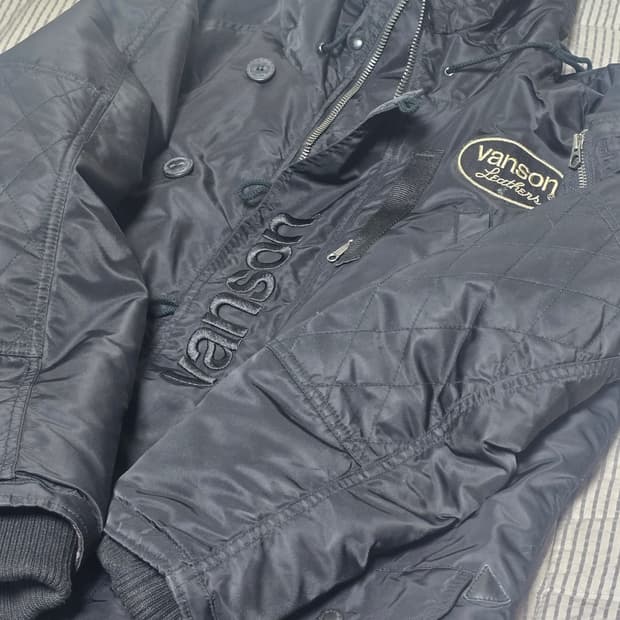 밴슨 VANSON해골n-3b파카-XL