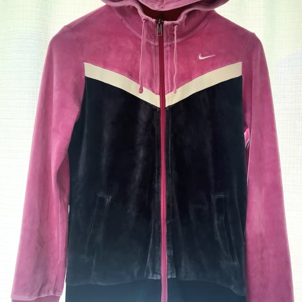 NIKE 나이키 빈티지 벨벳 트레이닝 자켓