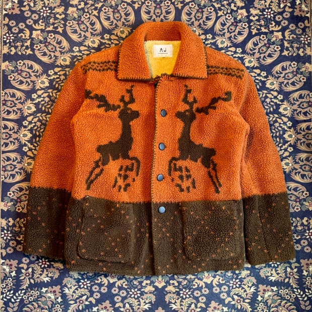 알렉산더 줄리앙 테디베어 플리스 자켓