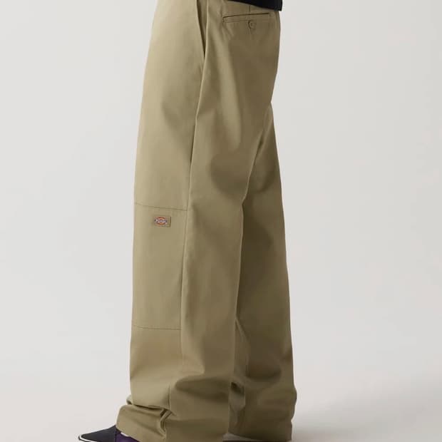 디키즈 더블니 루즈핏 워크팬츠 카키
