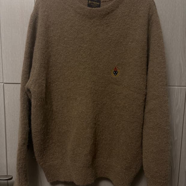 헤리티지플로스 22fw 알파카 니트 베이지 m