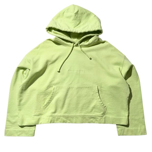 (매장판) 아크네 스튜디오 Joghy 엠보스 크롭 후드