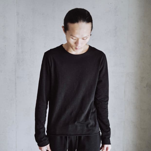 mono prive textured roll long sleeve