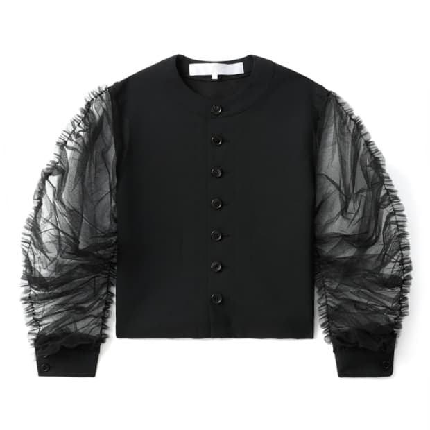 새상품 꼼데가르송 타오 쉬어 툴 롱슬리브 자켓 S