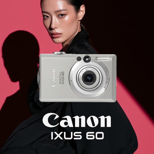 A급)캐논 익서스 60 CANON IXUS 60 빈티지 디지털카메라 디카