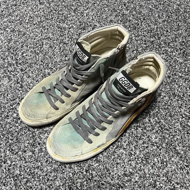 골든구스 GGDB  하이탑 스니커즈 그레이 38