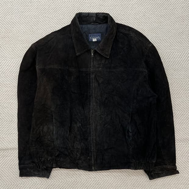 에디션 스웨이드 리얼레더 자켓 r2848