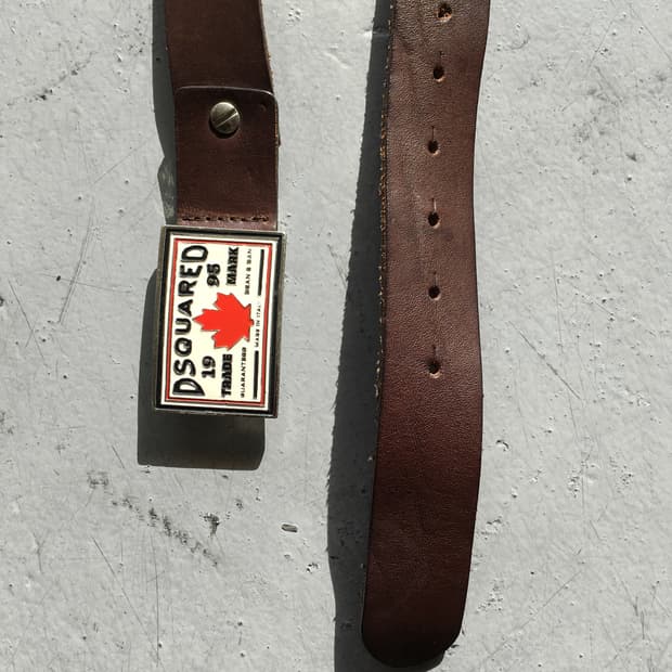 Made In ITALY  Dsquared2 Leather Belt