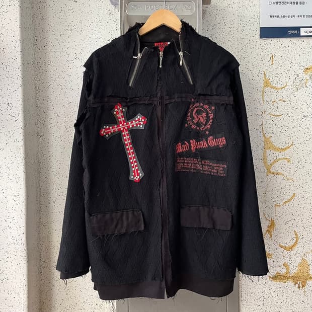 mad punk jacket 매드펑크 데미지 자켓