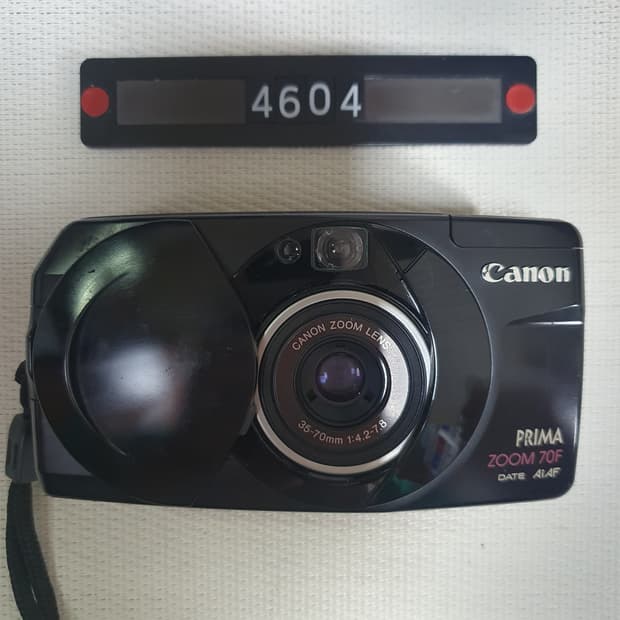 캐논 프리마 줌 70F DATE 필름카메라