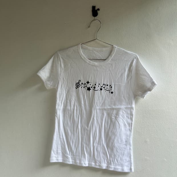 음표 별 티셔츠 