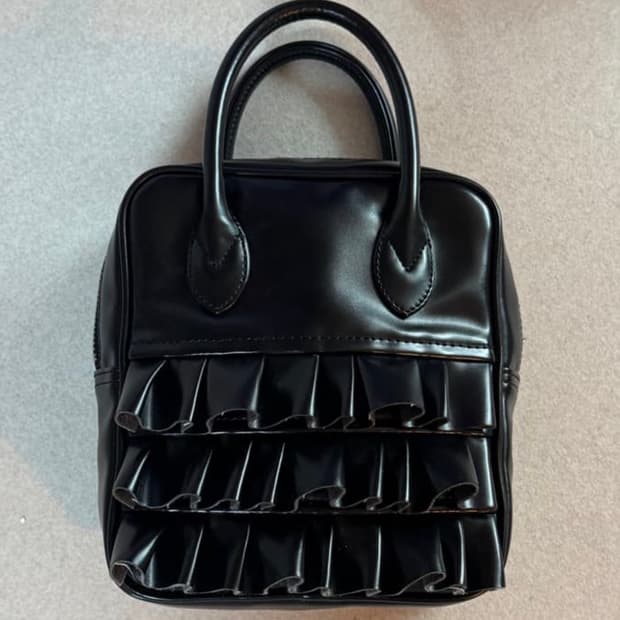 꼼데가르송걸 러플토트백