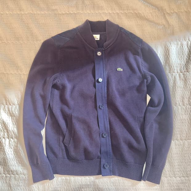라코스테 니트 가디건