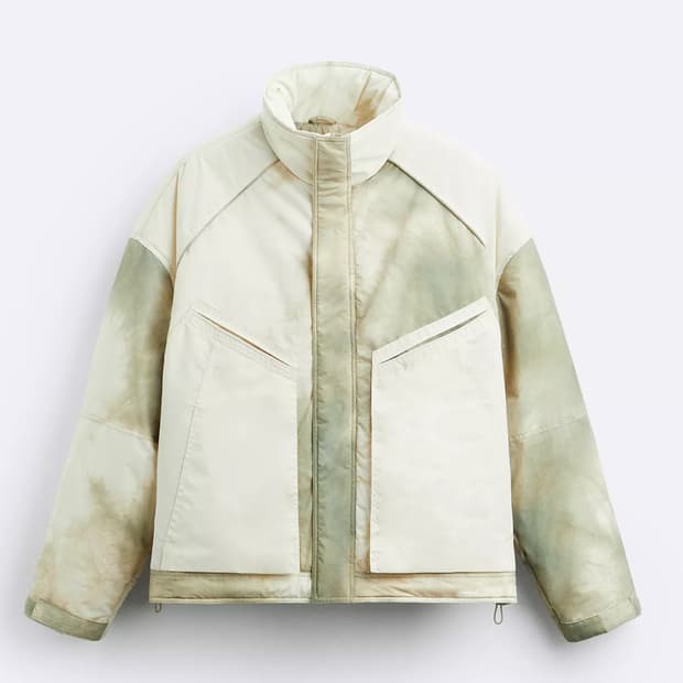 자라 zara 타이다이 하이테크 자켓 s-m, 90-100