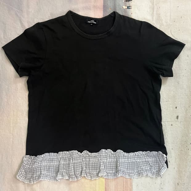 comme des garcons 러플 티셔츠