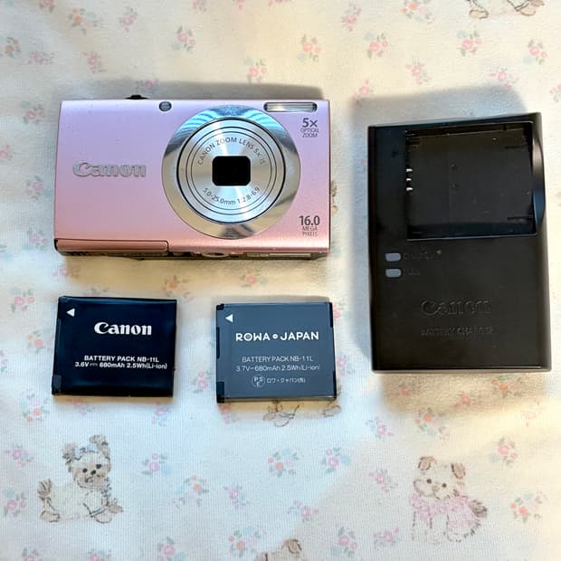 환연 지연 디카🌸canon powershot A2400 핑크