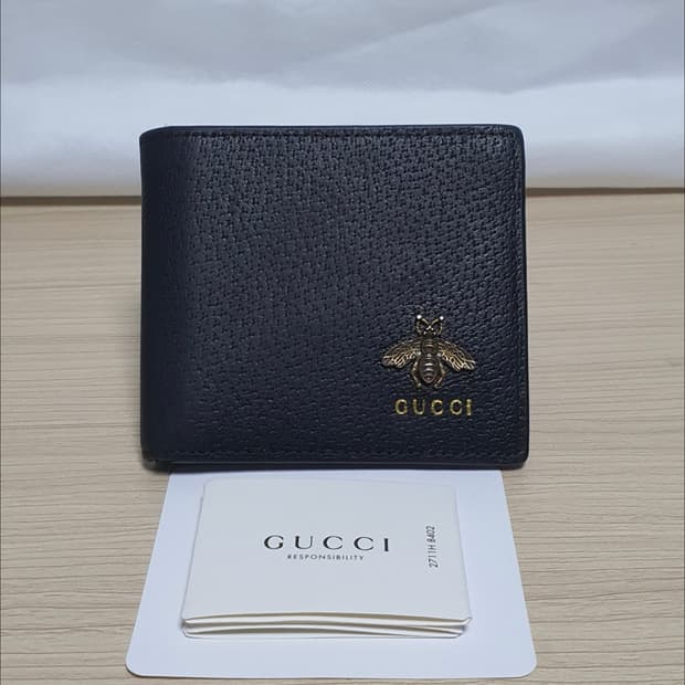 구찌 꿀벌 반지갑/지갑 정품A급(감정O)