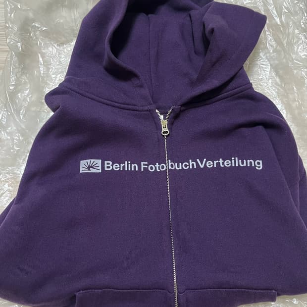 베를린포토북 후드집업 퍼플 s