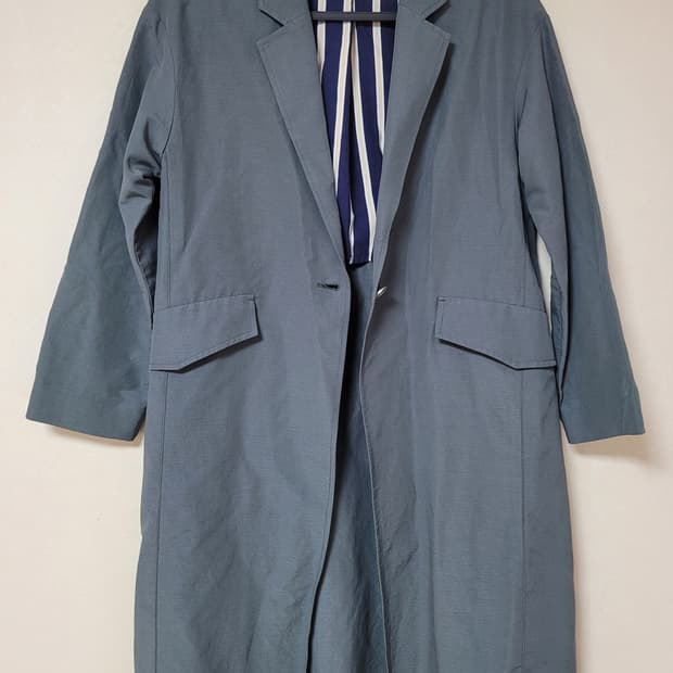 베네통 코트 그린 90