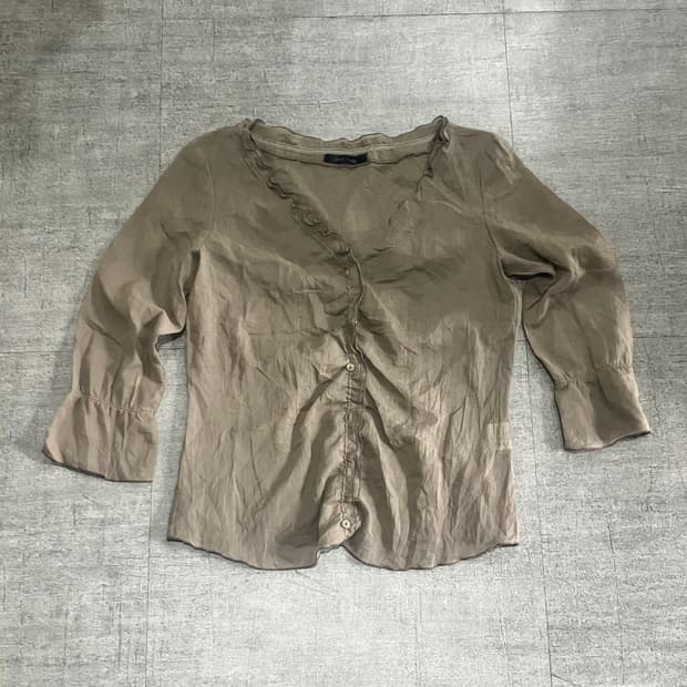 일본빈티지 Annakreek 하구미모리걸 달천깔페어리 러플가디건