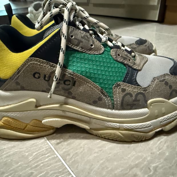 구찌 x 발렌시아가 해커 프로젝트 트리플 S 스니커즈 (677192) L