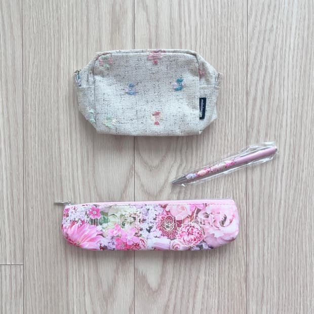 빈티지 미니 파우치 2종 세트