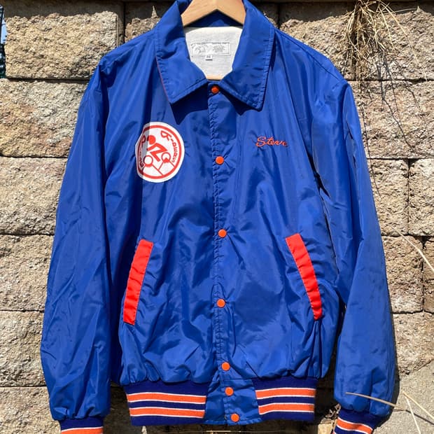 90's USA 사틴 코치자켓