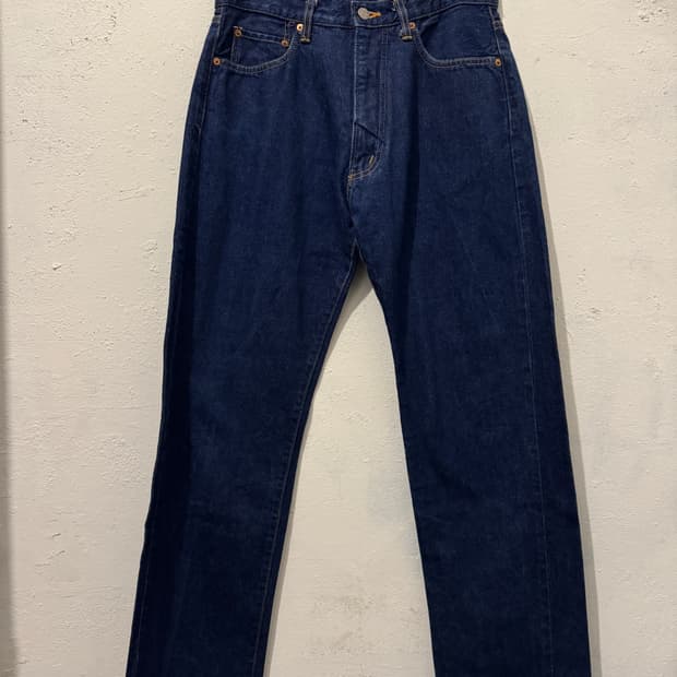 BEAMS 진청 데님팬츠