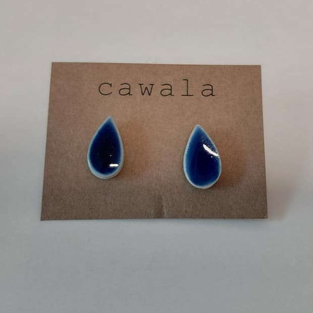 (미착용) 빈티지 세라믹 귀걸이