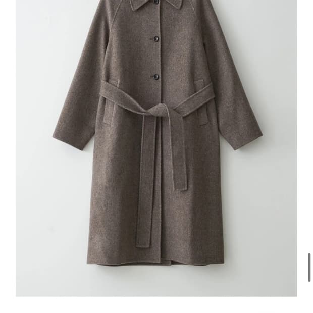 스텝어라운드 핸드메이드 헤링본 코트