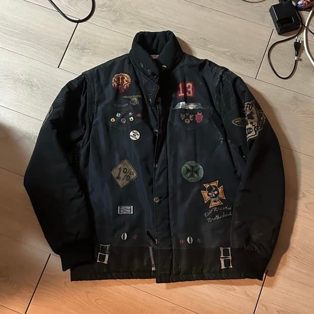 네이버후드 신슐레이트 전사 프린팅 자켓