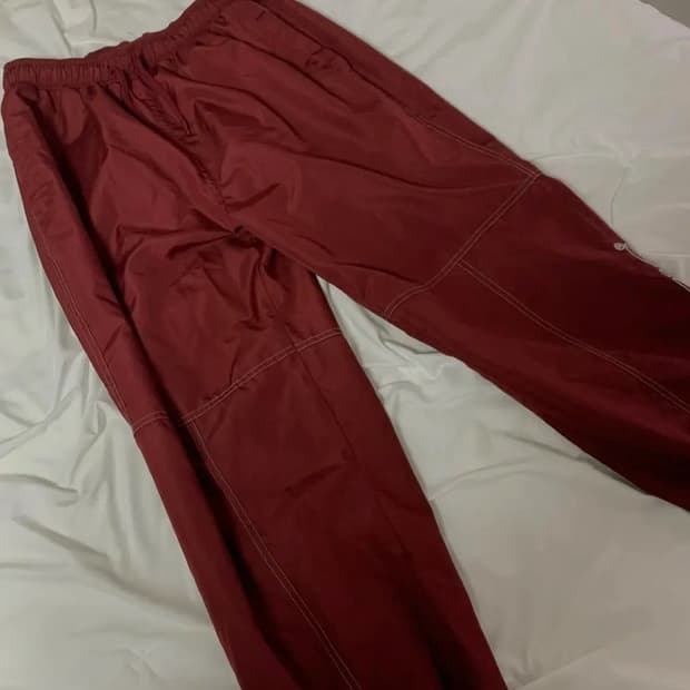 크리틱 트랙팬츠 버건디