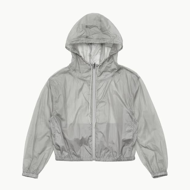 24SS 아모멘토 후드 셔링 점퍼 그레이 [L]