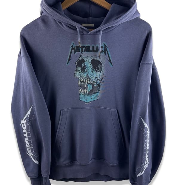 메탈리카 GU 사이드 프린팅 후드티2507