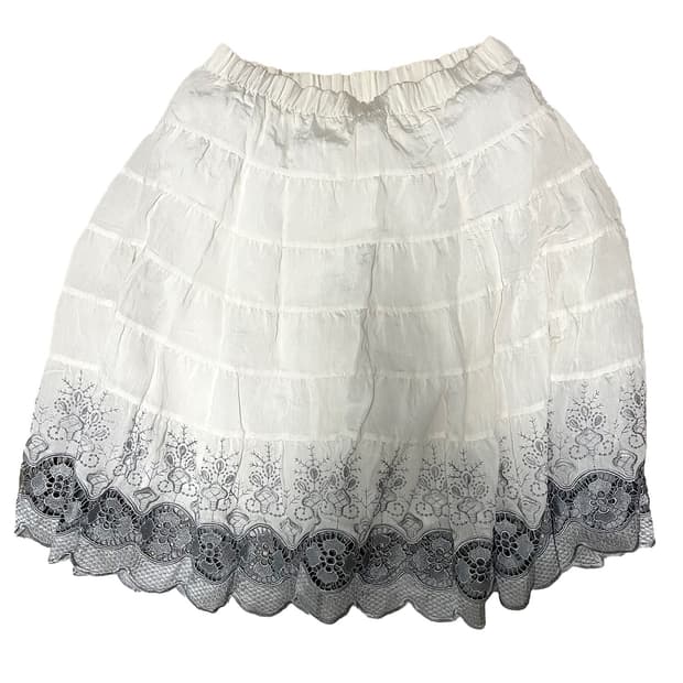 fairy mori white skirt