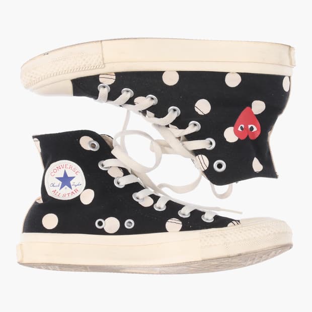 컨버스 X 꼼데가르송 코튼 스니커즈