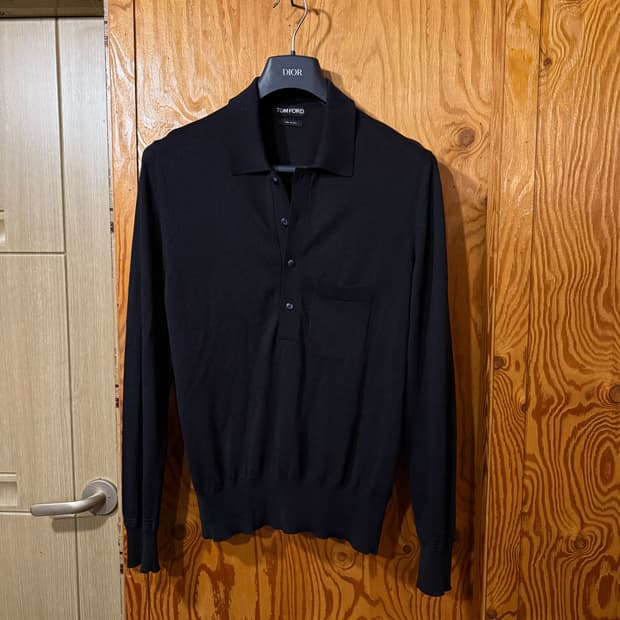 톰포드 실크 코튼 헨리넥 셔츠 판매 합니다.
