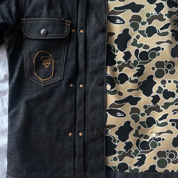 베이프 데님자켓