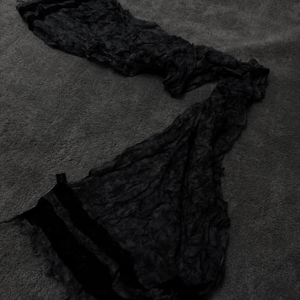 Vintage V-kei,punk leopard muffler