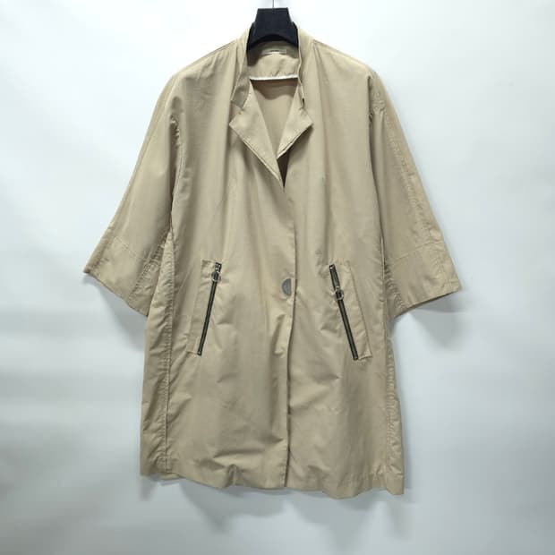 한섬 시스템 하프소매 루즈핏 간절기 코트 (66~66반)