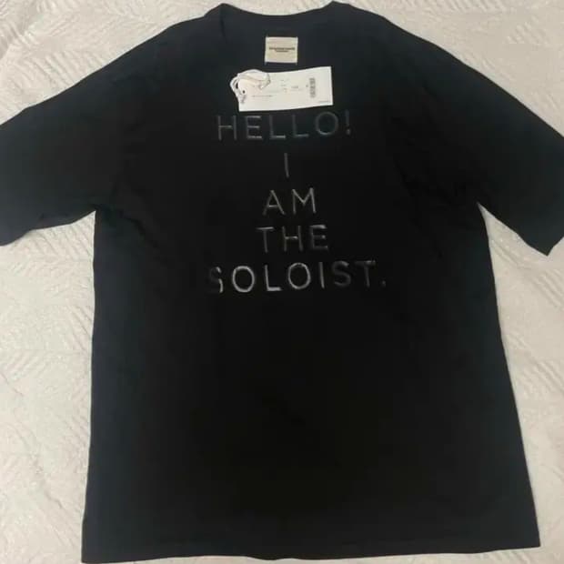 솔로이스트 13aw 티셔츠